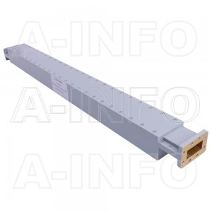 137WPFA25-40 WR137 Waveguide Low-Medium Power Precision Fixed Attenuator 5.85-8.2GHz with Two Rectangular Waveguide Interfaces