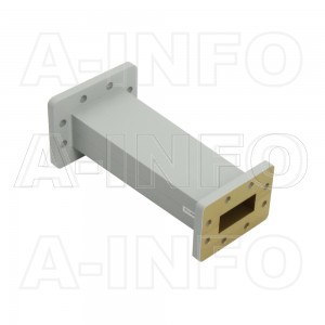 159137WA-203.2 Rectangular to Rectangular Waveguide Transition 5.85-7.05GHz 203.2mm(8inch) WR159 to WR137