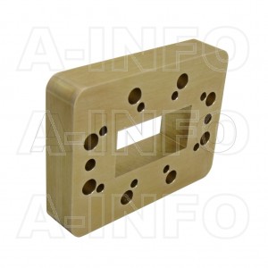 159WSPA14 WR159 Wavelength 1/4 Spacer(Shim) 4.9-7.05GHz with Rectangular Waveguide Interfaces 