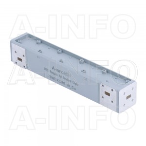 28WDXCHB-10_Cu WR28 Waveguide High Directional Coupler WDXCHB-XX Type H-Plane Bend 26.5-40GHz 10dB Coupling with Four Rectangular Waveguide Interfaces 