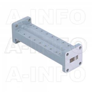 42LB-BP-22350-23600 WR42 Waveguide Band Pass Filter 22.35 - 23.6Ghz with Two Rectangular Waveguide Interfaces