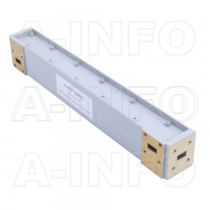 51WDXCHB-30 WR51 Waveguide High Directional Coupler WDXCHB-XX Type H-Plane Bend 15-22GHz 30dB Coupling with Four Rectangular Waveguide Interfaces 