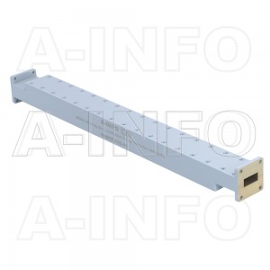 90WPFA10-40 WR90 Waveguide Low-Medium Power Precision Fixed Attenuator 8.2-12.4GHz with Two Rectangular Waveguide Interfaces