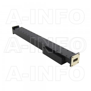 90WPFA225-40 WR90 Waveguide Medium Power Precision Fixed Attenuator 8.2-12.4GHz with Two Rectangular Waveguide Interfaces