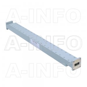 90WPFA50-40 WR90 Waveguide Low-Medium Power Precision Fixed Attenuator 8.2-12.4GHz with Two Rectangular Waveguide Interfaces