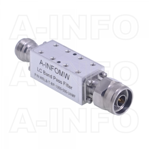 WBLB-T-BP-1050-500-LNMF LC Band Pass Filter 1050MHz N-Male/N-Female