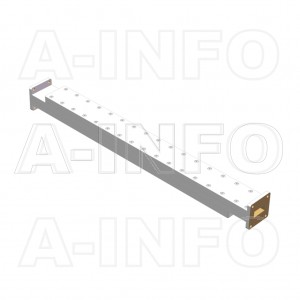 112WPFA25-6 WR112 Waveguide Low-Medium Power Precision Fixed Attenuator 7.05-10GHz with Two Rectangular Waveguide Interfaces