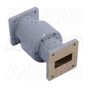 112WRJI-06B WR112 I-Type Single Channel Waveguide Rotary Joint 7.5-8.5GHz with Two Rectangular Waveguide Interfaces