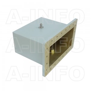 1150WCAN Right Angle Rectangular Waveguide to Coaxial Adapter 0.64-0.96GHz WR1150 to N Type Female