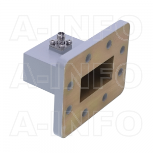 159WCAK Right Angle Rectangular Waveguide to Coaxial Adapter 4.9-7.05GHz WR159 to 2.92mm Female