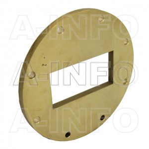 284-FAP32_Cu WR284 Waveguide Flange 2.6-3.95GHz with Rectangular Waveguide Interface