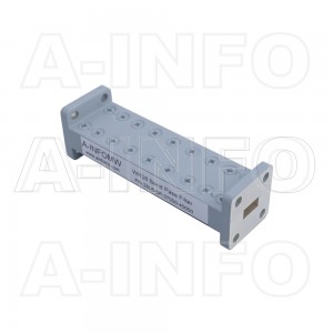 28LB-BP-37000-40000 WR28 Waveguide Band Pass Filter 37-40Ghz with Two Rectangular Waveguide Interfaces