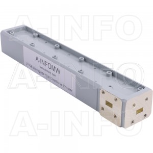 28WCHB-20_Cu WR28 Waveguide High Directional Coupler WCHB-XX Type H-Plane Bend 26.5-40GHz 20dB Coupling with Three Rectangular Waveguide Interfaces 