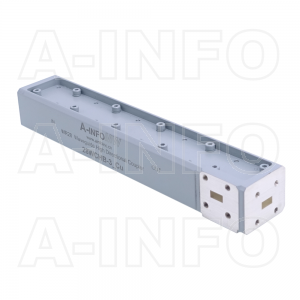 28WCHB-3_Cu WR28 Waveguide High Directional Coupler WCHB-XX Type H-Plane Bend 26.5-40GHz 3dB Coupling with Three Rectangular Waveguide Interfaces 