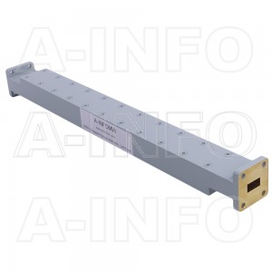 42WPFA-10_Cu WR42 Waveguide Low Power Precision Fixed Attenuator 18-26.5GHz with Two Rectangular Waveguide Interfaces