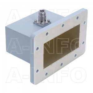 430WCAN Right Angle Rectangular Waveguide to Coaxial Adapter 1.7-2.6GHz WR430 to N Type Female