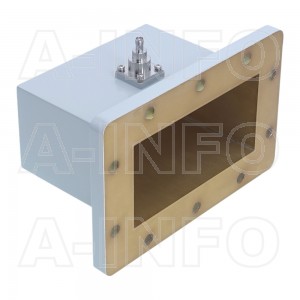 510WCAS Right Angle Rectangular Waveguide to Coaxial Adapter 1.45-2.2GHz WR510 to SMA Female
