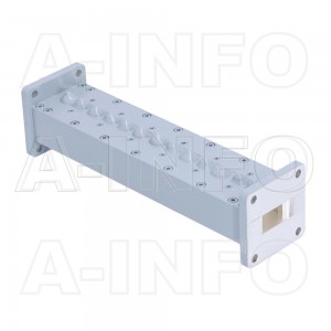 90LB-BP-9000-9500 WR90 Waveguide Band Pass Filter 9.0 - 9.5Ghz with Two Rectangular Waveguide Interfaces