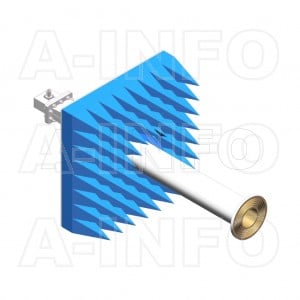 LB-ACH-430-10-C-NF-A1 Linear Polarization Corrugated Feed Horn Antenna 1.7-2.6GHz 10dB Gain N Type Female Equipped with Absorber