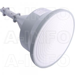 LB-CL-90-70-C-SF Linear Polarization Lens Horn Antenna 8.2-12.4GHz 25dB Gain SMA Female
